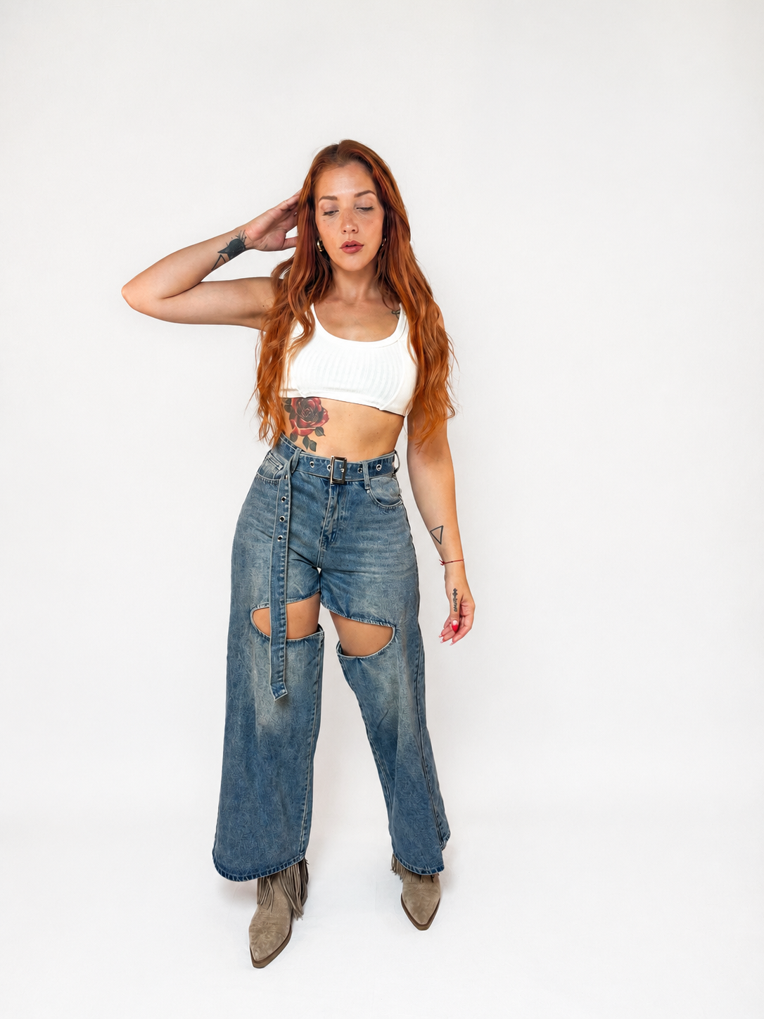 Jeans Cut Out